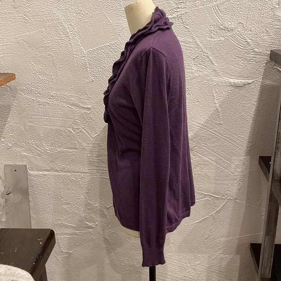 MERONA RUFFLE CARDIGAN - Picture 4 of 10